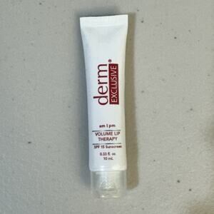 Derm Exclusive AM | PM Volume Lip Therapy Hydrate Repair SPF 15 Sealed .33 oz